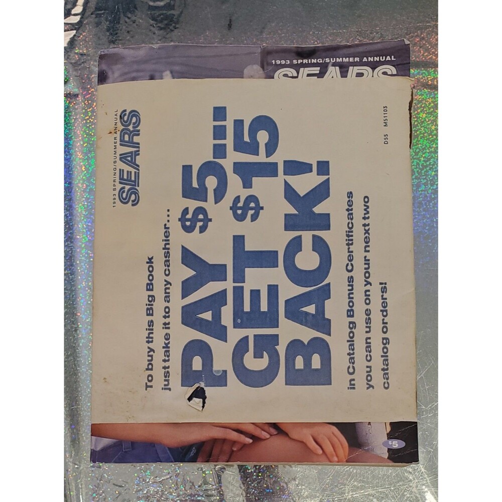 Sears Catalog Final Issue 1993 Spring/Summer Factory Wrapped, Never Opened